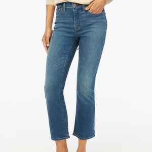 J Crew Factory Mid Rise Flare Crop, sz 29, BNWT
